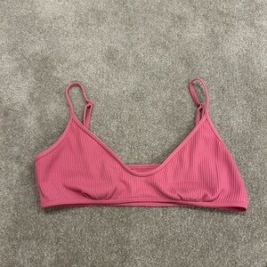 PacSun Ribbed Pink Bralette